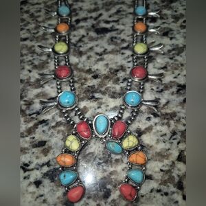 Multicolor Western Fashion Stone Necklace
